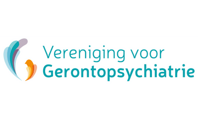 Logo van vereniging voor gerontopsychiatrie die het doelgroepnetwerk vormt voor g p plus